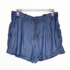 American Eagle Super High Rise Denim Shorts